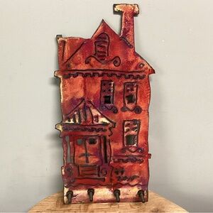 🔴 Unique Solid Metal Crafted Man Cave Wall Art with Hanging Studs - Heavy